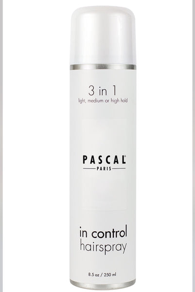 3 in 1 In Control Hairspray- light,  medium or high hold